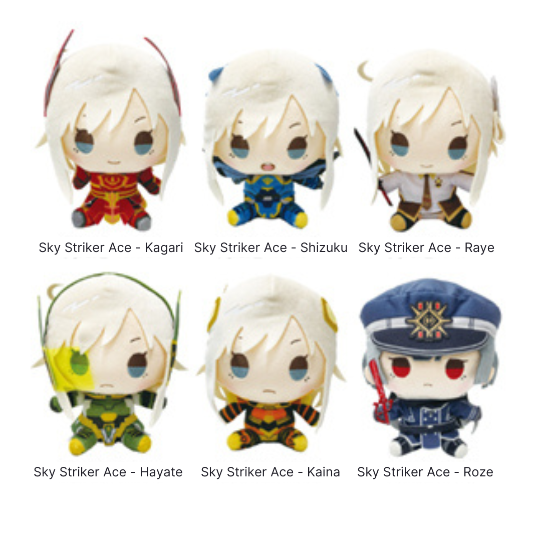 Yu-Gi-Oh 25th x Don-Quixote Limited Plush Doll Set of 6 Sky Striker Ace